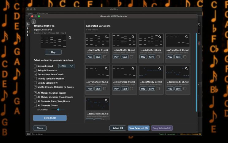 Intelligent MIDI Generation